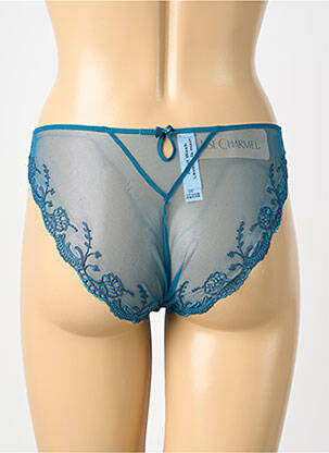 Culotte tissage satiné bleu LISE CHARMEL femme