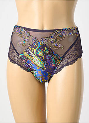 Culotte haute broderie bleu LISE CHARMEL femme