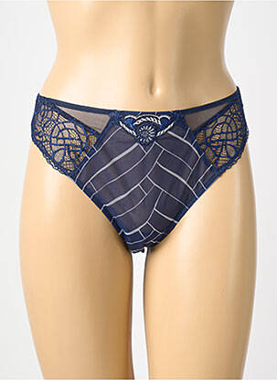 Culotte broderie dentelle de calais bleu LISE CHARMEL femme