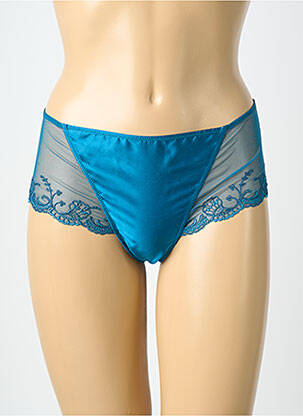 Shorty tissage satiné bleu LISE CHARMEL femme