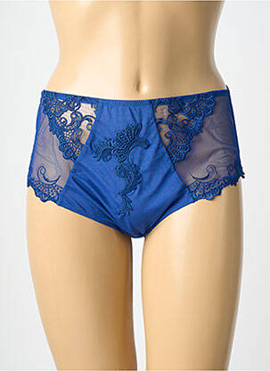 Culotte haute bi-matiére bleu LISE CHARMEL femme