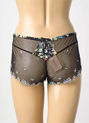 Shorty tissage satiné noir LISE CHARMEL femme