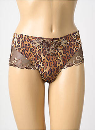 Shorty bi-matiére marron LISE CHARMEL femme