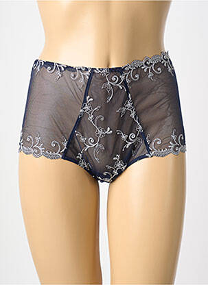 Culotte haute bi-matiére bleu LISE CHARMEL femme