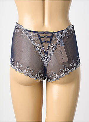 Culotte haute bi-matiére bleu LISE CHARMEL femme