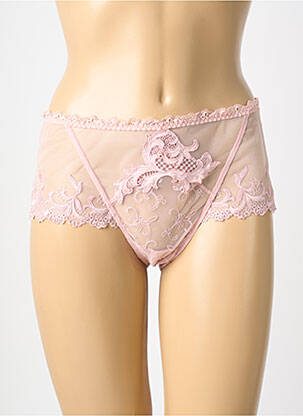 Culotte haute bi-matiére rose LISE CHARMEL femme