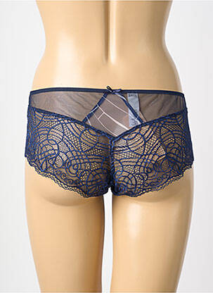 Shorty tissage satiné bleu LISE CHARMEL femme