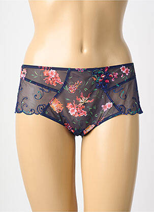 Shorty tissage satiné bleu LISE CHARMEL femme