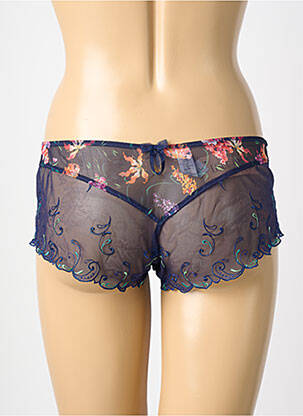 Shorty tissage satiné bleu LISE CHARMEL femme