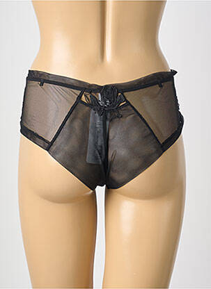 Culotte haute tissage satiné noir LISE CHARMEL femme