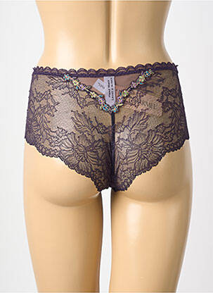 Culotte haute tissage dentelle violet LISE CHARMEL femme