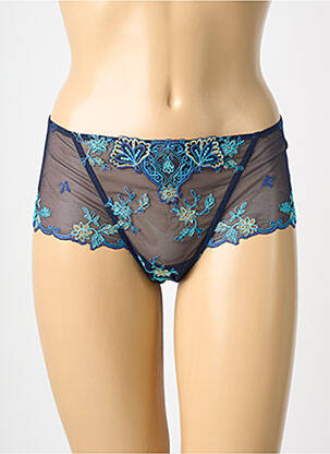 Shorty tissage satiné bleu LISE CHARMEL femme