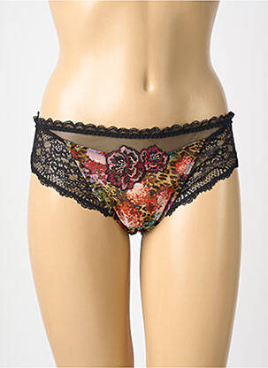 Culotte tissage satiné noir LISE CHARMEL femme