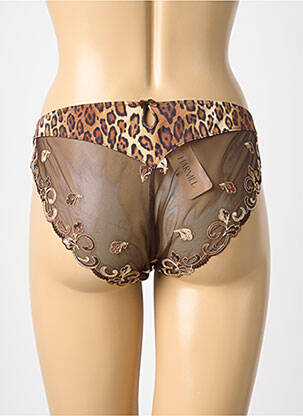 Culotte tissage satiné marron LISE CHARMEL femme