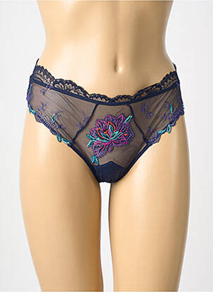 Culotte tissage dentelle bleu LISE CHARMEL femme