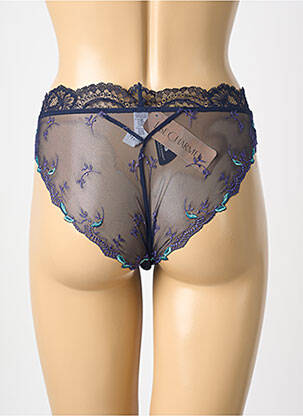 Culotte tissage dentelle bleu LISE CHARMEL femme