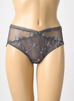 Culotte tissage satiné gris LISE CHARMEL femme