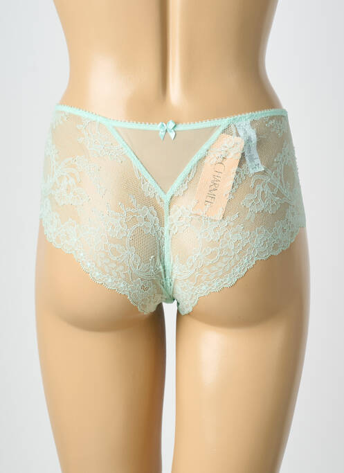 Culotte haute tissage satiné vert LISE CHARMEL femme