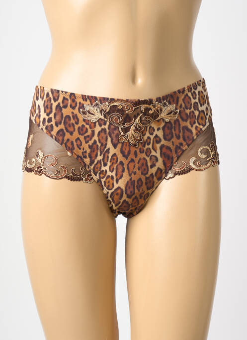 Shorty bi-matiére marron LISE CHARMEL femme