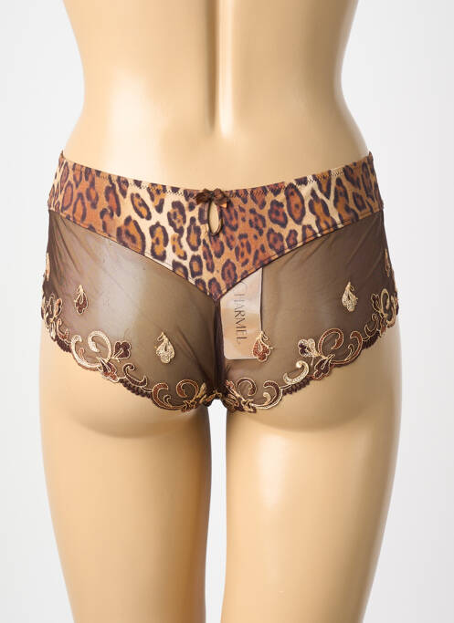 Shorty bi-matiére marron LISE CHARMEL femme