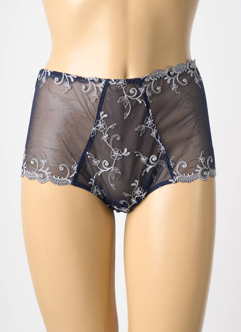 Culotte haute bi-matiére bleu LISE CHARMEL femme