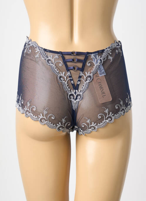 Culotte haute bi-matiére bleu LISE CHARMEL femme
