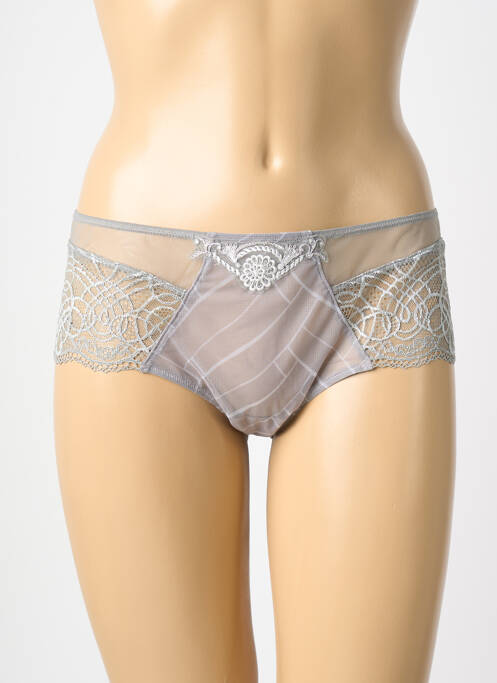 Shorty bi-matiére gris LISE CHARMEL femme