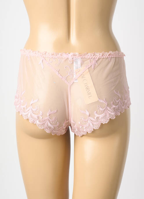 Culotte haute bi-matiére rose LISE CHARMEL femme