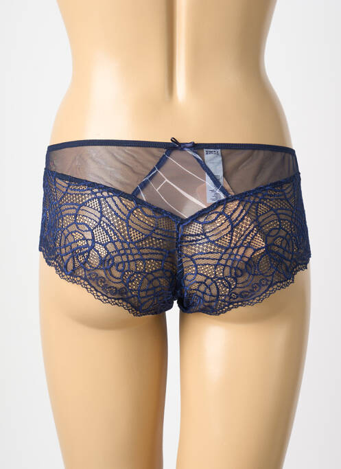 Shorty tissage satiné bleu LISE CHARMEL femme