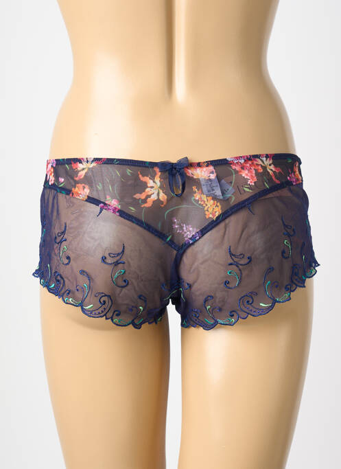 Shorty tissage satiné bleu LISE CHARMEL femme