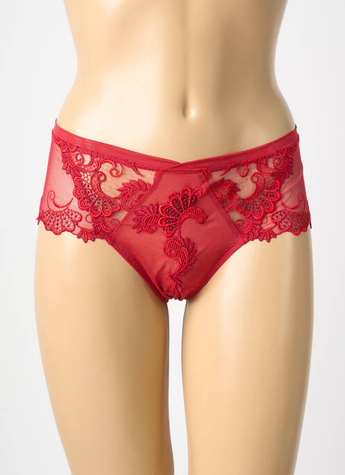 Shorty bi-matiére rouge LISE CHARMEL femme