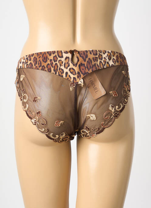 Culotte tissage satiné marron LISE CHARMEL femme