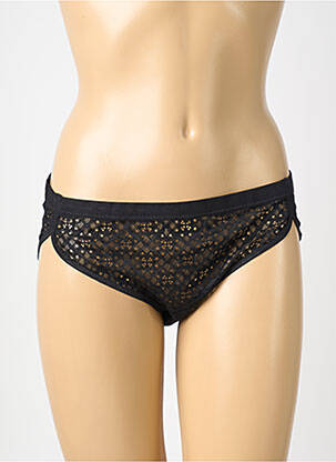 Culotte légère et transparente noir MAISON LEJABY femme