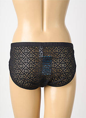 Culotte légère et transparente noir MAISON LEJABY femme