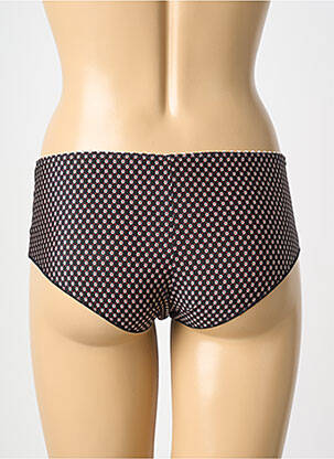 Shorty tissage satiné noir ANTIGEL femme