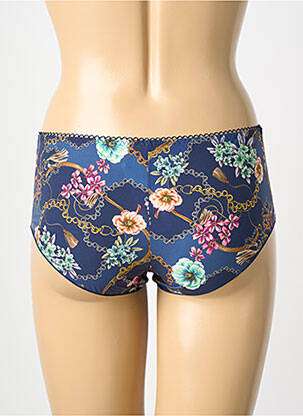 Shorty tissage satiné bleu ANTIGEL femme