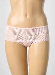 Shorty effet matière satinée rose ANTIGEL femme