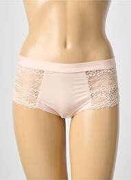 Shorty tissage satiné rose MAISON LEJABY femme
