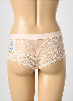 Shorty tissage satiné rose MAISON LEJABY femme