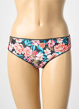 Culotte tissage satiné noir ANTIGEL femme