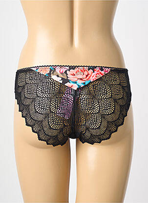 Culotte tissage satiné noir ANTIGEL femme