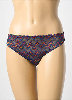Culotte effet matière satinée bleu ANTIGEL femme