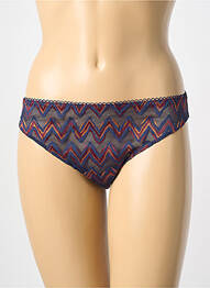 Culotte effet matière satinée bleu ANTIGEL femme