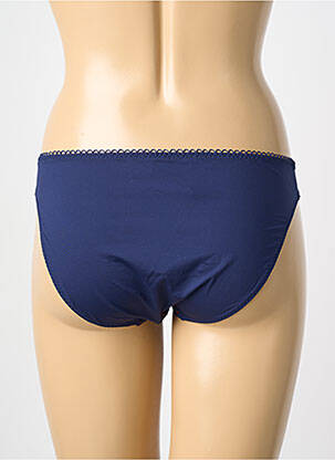 Culotte effet matière satinée bleu ANTIGEL femme
