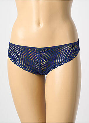 Culotte effet matière satinée bleu ANTIGEL femme
