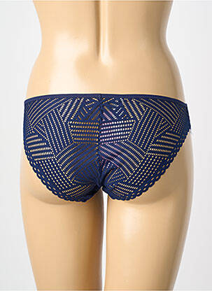 Culotte effet matière satinée bleu ANTIGEL femme