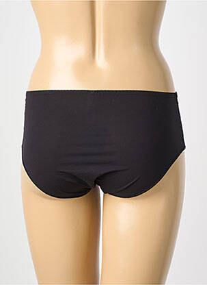 Shorty effet matière satinée noir MAISON LEJABY femme
