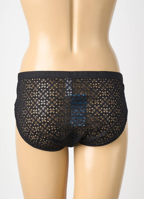 Culotte légère et transparente noir MAISON LEJABY femme