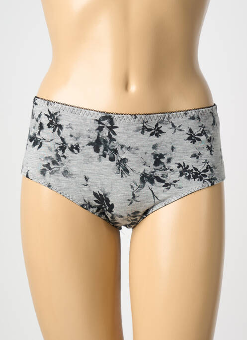 Shorty effet matière satinée gris ANTIGEL femme