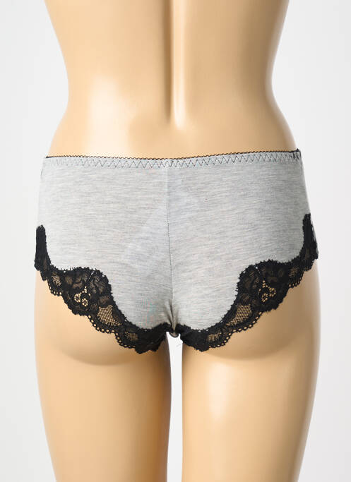 Shorty effet matière satinée gris ANTIGEL femme
